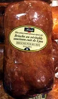 Mängden socker i Brioche au saucisson cuit de Lyon