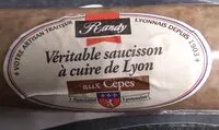 Mängden socker i Véritable saucisson à cuire de Lyon aux cèpes