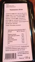 Mängden socker i Madeleines olives