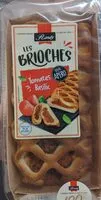Mängden socker i Brioché aux tomates et basilic