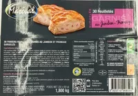Mängden socker i 30 Feuilletés garnis au Jambon-Fromage, Surgelés