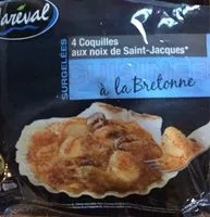 Mängden socker i Coquilles aux noix de St-Jacques à la Bretonne
