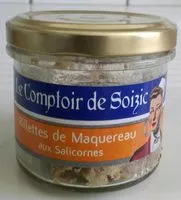 Mängden socker i Rillettes de maquereau aux salicornes