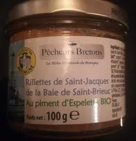 Mängden socker i Rillettes de Saint-Jacques