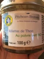 Mängden socker i Rillettes de thon au poivre vert bio