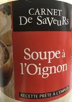Mängden socker i Soupe à l’oignon