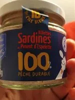 Mängden socker i Rillettes sardines
