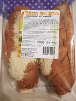 Mängden socker i Croissant au jambon