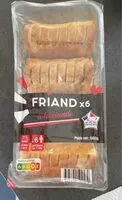 Mängden socker i Friand à la viande