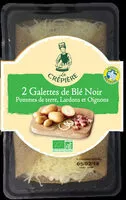 Mängden socker i 2 Galettes de Blé Noir aux Pommes de Terre, Lardons et Oignons biologiques