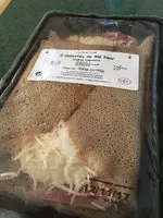 Mängden socker i 2 galettes de blé noir jambon emmental