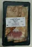 Mängden socker i Crêpes de froment Jambon emmental