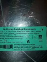 Mängden socker i Crêpes Au Froment Sucrées Bio