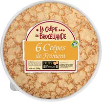 Mängden socker i 6 Crêpes de Froment aux Oeufs