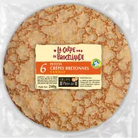 Mängden socker i 6 Petites Crêpes Bretonnes Vanille aux Oeufs de Plein Air en sachet