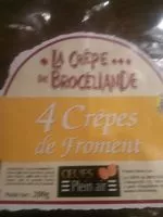 Mängden socker i 4 Crêpes de Froment