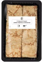 Mängden socker i 2 Crêpes de Froment Roulées Jambon Supérieur et Emmental