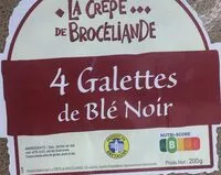 Mängden socker i 4 Galettes de ble noir