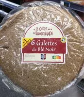 Mängden socker i 6 Galettes de blé noir