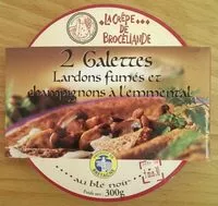 Mängden socker i Galette Lardons Fumés et Champignons à l'Emmental