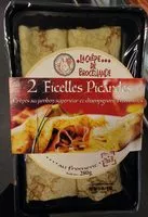 Mängden socker i 2 Ficelles Picardes - Crêpes au jambon supérieur et champignons à l'emmental