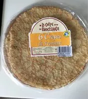 Mängden socker i 6 Crêpes de Froment