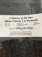 Mängden socker i 2 galettes chèvre