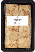 Mängden socker i 2 Crêpes de Froment Roulées aux Fruits de Mer