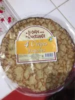 Mängden socker i 4 Crêpes Fraîches