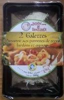 Mängden socker i 2 galettes paysanne aux pommes de terre lardons et oignons
