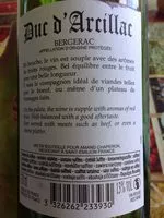 Mängden socker i Duc d'arcillac