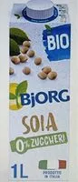 Mängden socker i BJORG latte di Soia Biologico 0% zuccheri 1 lt