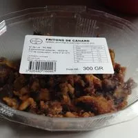 Mängden socker i Frictions de canard