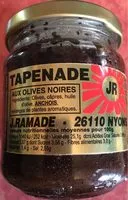 Mängden socker i Tapenade JR