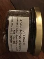 Mängden socker i Tapenade olives noires