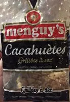 Mängden socker i Cacahuètes grillées à sec