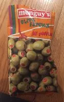 Mängden socker i Olives Farcies Aux Poivrons, 150 Grammes, Marque Menguy's