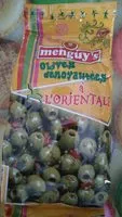 Mängden socker i Olives dénoyautées à l'orientale