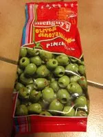 Mängden socker i Olives Vertes Pimentées