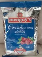 Mängden socker i Cranberries Séchées