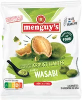 Mängden socker i Menguy's cacahuetes enrobees wasabi 170 g