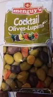 Mängden socker i Cocktail olives lupins