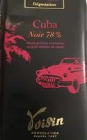 Mängden socker i Cuba Noir 78%
