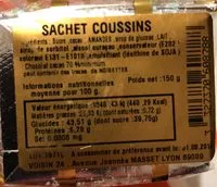 Mängden socker i Coussins de Lyon
