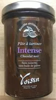Mängden socker i Pâte à tartiner intense chocolat noir