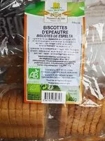 Mängden socker i Biscottes d'epeautre