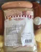 Mängden socker i Choucroute garnie cuisinée au Riesling