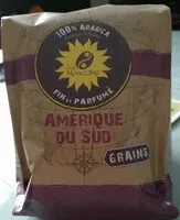 Mängden socker i café Amérique du sud grains