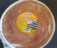 Mängden socker i Gâteau Breton Beurre à la Crème de Pruneaux