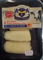 Mängden socker i 4 Bouchées francomtoises au Comté 24 mois